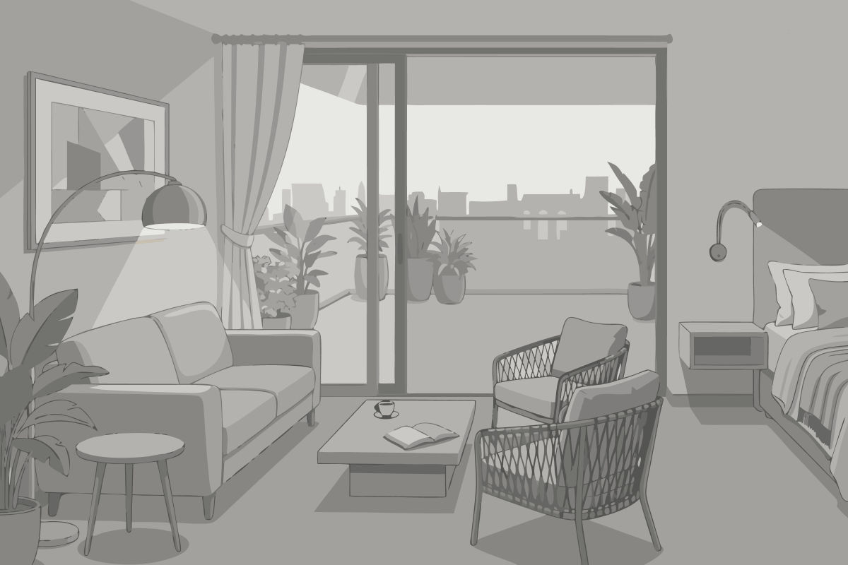 Three-Bedroom Duplex